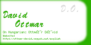 david ottmar business card